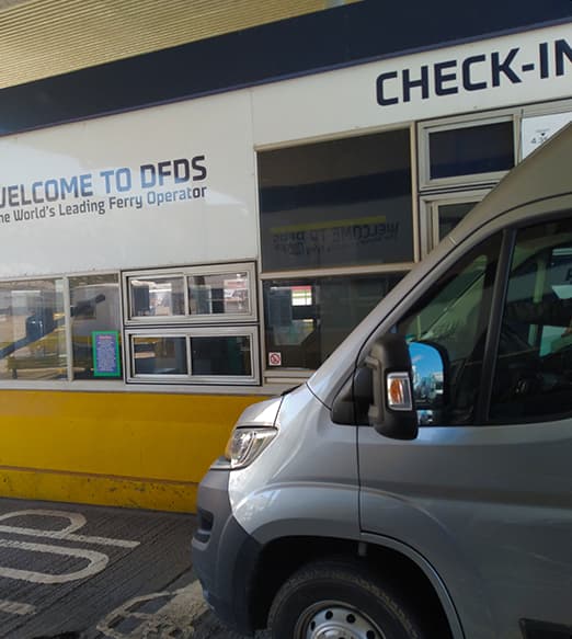 Europe Express Van in DFDS Ferry