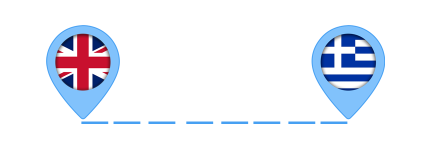 International courier service UK to Greece